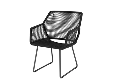 LEWIS LOW - Polyethylene garden chair with armrests by Jardinico