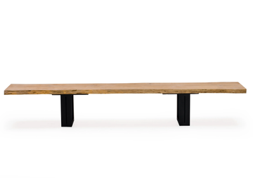 NATURE - Aluminium and wood garden bench by Jardinico