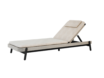 NERO - Recliner rope sun lounger by Jardinico