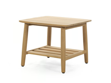 NOA - Square teak garden side table by Jardinico