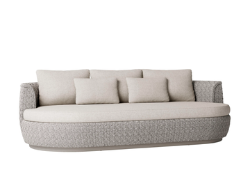 TONDO SOFA 3S - 3 seater rope garden sofa by Jardinico