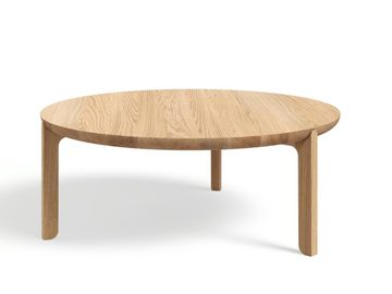 JURO Ø90 - Round wooden coffee table by JAVORINA