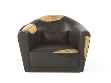 FLYGRADE - Leather armchair with armrests by JCP UNIVERSE