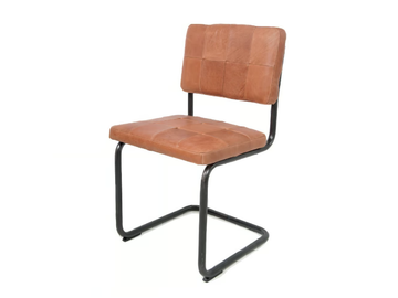 NELSON - Cantilever leather chair by Jess
