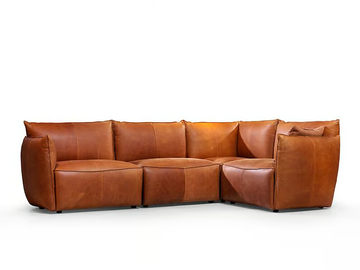 VASA ELEMENT - Sectional leather sofa by Jess