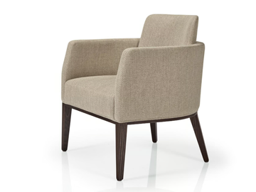 AGGY M1179 - Fabric easy chair with armrests by JMS