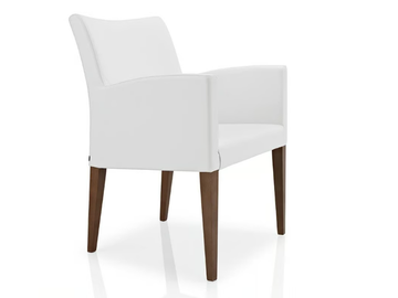 CASSIS - Fabric chair with armrests by JMS