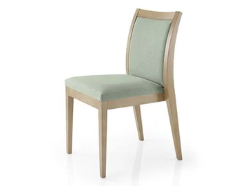 CASSIS - Stackable leather chair by JMS