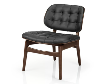 CHLOE M935 WUU CR - Tufted leather easy chair by JMS