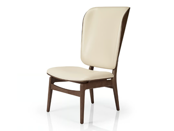 CHLOE M935HG WUU - Leather easy chair high-back by JMS