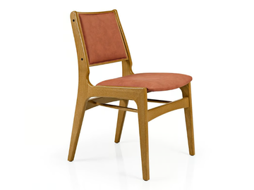 GEMMA M1084UUPA - Upholstered leather chair with integrated cushion by JMS