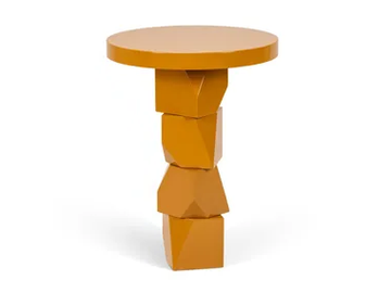 CUPRA - Wooden high side table by JOSÉ LEITE DE CASTRO