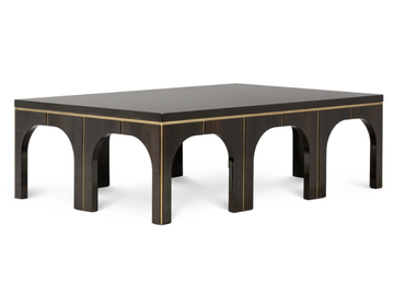 ENEIA - Rectangular ebony coffee table by JOSÉ LEITE DE CASTRO