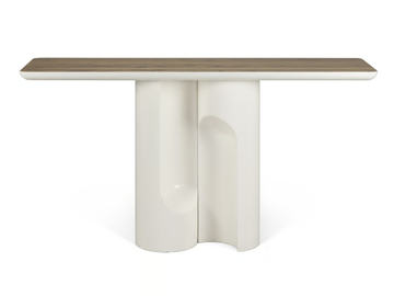 MUSK - Rectangular frake wood console table by JOSÉ LEITE DE CASTRO