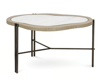 OPALE - Marble coffee table by JOSÉ LEITE DE CASTRO