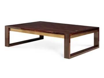 PARKER - Rectangular ebony coffee table by JOSÉ LEITE DE CASTRO