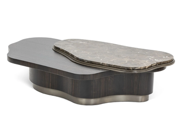 PHOEBE - Low marble coffee table by JOSÉ LEITE DE CASTRO