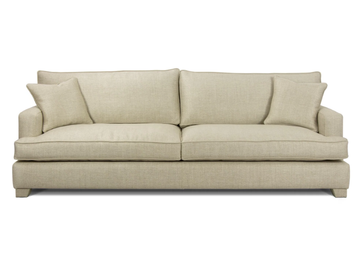 SLUBBY - 3 seater fabric sofa by JOSÉ LEITE DE CASTRO