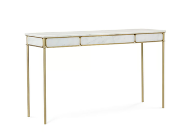 TAVIRA - Rectangular marble console table by JOSÉ LEITE DE CASTRO
