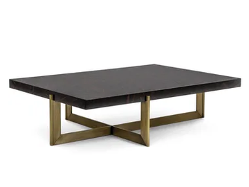 THAIS - Rectangular ebony coffee table by JOSÉ LEITE DE CASTRO