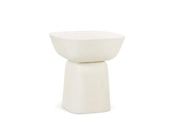 ZUMA - Square plaster coffee table by JOSÉ LEITE DE CASTRO