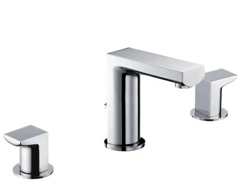 ARCH - 3 hole countertop washbasin tap by JUSTIME