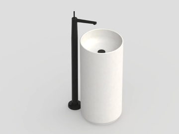 CHAPTER - Floor standing single handle washbasin mixer by JUSTIME