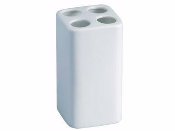 MARK - Countertop porcelain toothbrush holder by JUSTIME