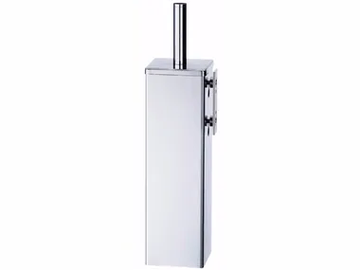 MARK - Wall-mounted chromed brass toilet brush by JUSTIME