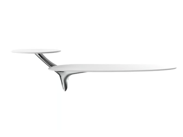 NATURE - Chromed brass bathroom wall shelf by JUSTIME
