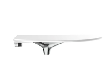 NATURE - Chromed brass bathroom wall shelf by JUSTIME
