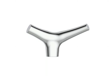 NATURE - Double chromed brass robe hook by JUSTIME