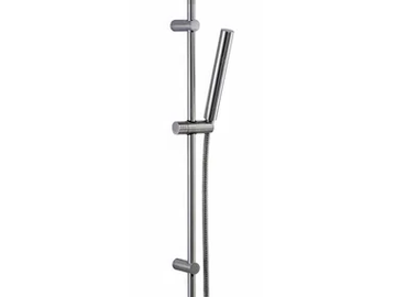 STILL ONE - Stainless steel shower wallbar with hand shower by JUSTIME