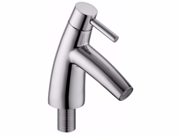 TAI CHI - Countertop single handle 1 hole chromed brass washbasin mixer by JUSTIME