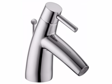 TAI CHI - Countertop single handle 1 hole chromed brass washbasin mixer by JUSTIME