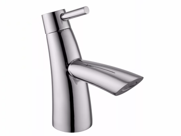 TAI CHI - Countertop single handle 1 hole chromed brass washbasin mixer by JUSTIME