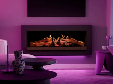 E-55" - Vent free electric fireplace with remote control by KALFIRE