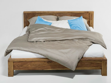 AUTHENTICO - Wooden double bed by KARE Design