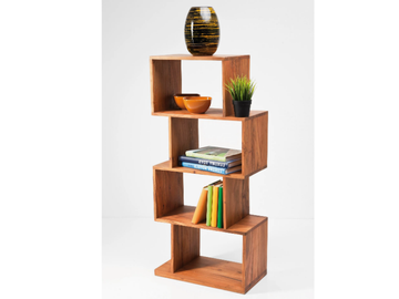 AUTHENTICO ZICK ZACK 120 - Open wooden bookcase by KARE Design