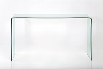 CLEAR CLUB - Rectangular glass console table by KARE Design