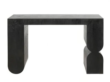 Console Curve Black 120x76cm by KARE Design