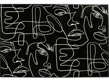 FACCIA ARTE DRAWING - Paper Print on paper by KARE Design
