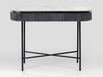 GLENN - Oval marble console table with drawers by KARE Design