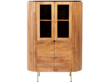 GRACE - Solid wood highboard with doors by KARE Design
