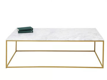 KEY WEST MARBLE - Rectangular marble coffee table by KARE Design