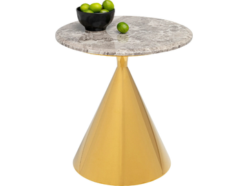 Side Table Rita Black Ø50cm by KARE Design