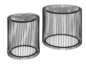 WIRE - Stained glass high side table by KARE Design