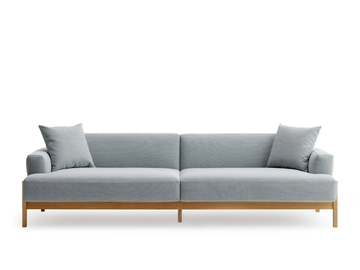 A-S01 - 3 seater fabric sofa by KARIMOKU