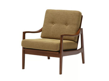FRAME - Fabric easy chair with armrests by KARIMOKU