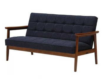 K CHAIR - Tufted fabric small sofa by KARIMOKU